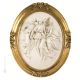 THE THREE GRACES picture bas-relief porcelain Capodimonte handmade Made in Italy exclusive