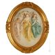 THE THREE GRACES picture bas-relief porcelain Capodimonte handmade Made in Italy exclusive