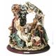 THE NATIVITY SET Statuette statue figure porcelain Capodimonte handmade made in Italy exclusive