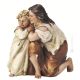 LITTLE SHEPHERDS Statuette statue figure porcelain Capodimonte handmade made in Italy exclusive