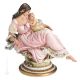 MOTHER WITH BABY Statuette statue figure porcelain Capodimonte handmade made in Italy exclusive