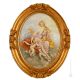 ALLEGORY OF THE MUSIC Picture Bas-relief Porcelain Capodimonte Made in Italy