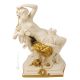 THE MORNING TOILETTE Statuette statue figure porcelain Capodimonte handmade made in Italy exclusive