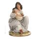 MOTHER WITH BABY Statuette statue figure porcelain Capodimonte handmade made in Italy exclusive