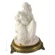 MOTHER WITH BABY Statuette statue figure porcelain Capodimonte handmade made in Italy exclusive