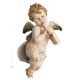 CUPID WITH TRUMPET Statuette statue figure porcelain Capodimonte handmade made in Italy exclusive