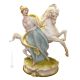 THE WARRIOR Statuette statue figure porcelain Capodimonte handmade made in Italy exclusive