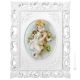 SPRING CHERUB Picture Bas-relief Porcelain Capodimonte Made in Italy