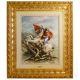 NAPOLEON Picture Bas-relief Porcelain Capodimonte Made in Italy