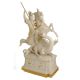 SAINT GEORGE AND DRAGON Statuette statue figure porcelain Capodimonte handmade made in Italy exclusive