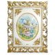 ENCHANTED GARDEN Picture Bas-relief Porcelain Capodimonte Made in Italy