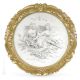 DATE ON THE MEADOW Picture Bas-relief Porcelain Capodimonte Made in Italy