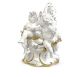 THREE CHERUBS Statuette statue figure porcelain Capodimonte handmade made in Italy exclusive