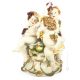 THREE CHERUBS Statuette statue figure porcelain Capodimonte handmade made in Italy exclusive