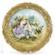 THE FIRST DATE Picture Bas-relief Porcelain Capodimonte Made in Italy