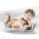 ADAMO PC - Capodimonte porcelain doll hand made and painted collectible.