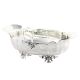 CENTROTAVOLA OVALE '700 Centerpiece bowl basket silver plated artistic handcraft Made in Italy