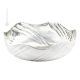 CIOTOLA TONDA Centerpiece bowl basket silver plated artistic handcraft Made in Italy