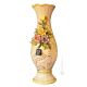 VASE Baroque style artistic ceramic with 24k gold details Made in Italy