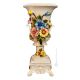 VASE Baroque style artistic ceramic with 24k gold details Made in Italy