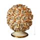 LAMP Table lamp abat-jour lampshade Baroque style artistic ceramic with 24k gold details Swarovski crystals Made in Italy