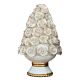 FLOWERS handmade ceramic table ornament Baroque style artistic with 24k gold details Made in Italy