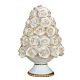 FLOWERS handmade ceramic table ornament Baroque style artistic with 24k gold details Made in Italy