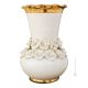 VASE Baroque style artistic ceramic with 24k gold details Made in Italy