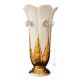 VASE Baroque style artistic ceramic with 24k gold details Made in Italy