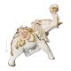 ELEPHANT handmade ceramic table ornament Baroque style artistic with 24k gold details Made in Italy