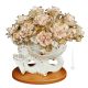 ANGEL handmade ceramic table ornament Baroque style artistic with 24k gold details Made in Italy