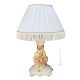 LAMP Table lamp abat-jour lampshade Baroque style artistic ceramic with 24k gold details Made in Italy