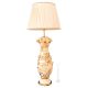 LAMP Table lamp abat-jour lampshade Baroque style artistic ceramic with 24k gold details Made in Italy