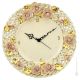 OROLOGIO Wall Clock in Baroque style ceramic handcraft handmade hand painted authentic Made in Italy