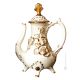 CARAFE handmade ceramic table ornament Baroque style artistic with 24k gold details Made in Italy