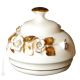 COOKIE POT handmade ceramic table ornament Baroque style artistic with 24k gold details Swarovski crystals