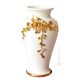 VASE AFFASCINANTE Baroque style artistic ceramic with 24k gold details Made in Italy