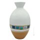 VASO GOCCIA MOSAICO Ceramic vase handcraft handmade hand painted authentic Made in Italy from the Friuli region