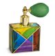 SEURAT Perfume holder spray nebulizer atomizer authentic hand painted 24k gold-colour details