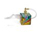 PICASSO Perfume holder spray nebulizer atomizer authentic hand painted 24k gold-colour details