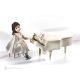 CECILIA - Hand painted, unique Capodimonte piano doll.