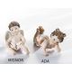 CHERUBINI ADA E MIGNON 2 Capodimonte Angels statuettes dolls romantic and precious.