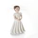 COMMUNION Romantic Capodimonte doll, elegance for a communion.