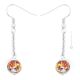 ORECCHINI ISABEL fashion jewellery Earrings handmade pearls in Murano-Venice glass authentic Made in Italy