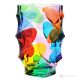 CALYPSO Authentic Hand Painted Modern Decorative Crystal Vase.