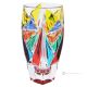 PRINCESS Authentic Hand Painted Modern Decorative Crystal Vase.