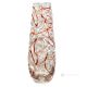 TRAVIATA Authentic hand painted vase modern decorative in superior quality glass.