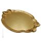 VASSOIO OVALE Wooden tray with gold-leaf decorated hand painted Florence authentic Made in Italy