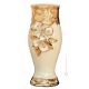 VASE Baroque style artistic ceramic with 24k gold details Made in Italy