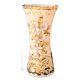 VASE Baroque style artistic ceramic with 24k gold details Made in Italy